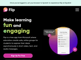 Preview of  flipgrid.com