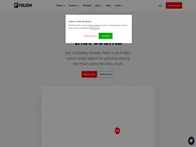 Preview of  foleon.com