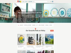 Preview of  folksy.com