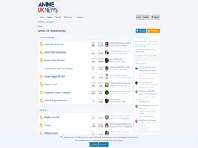 Preview of  forums.animeuknews.net