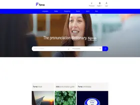 Preview of  forvo.com