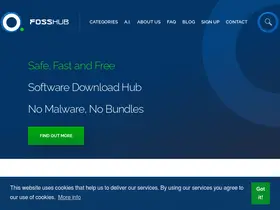 Preview of  fosshub.com