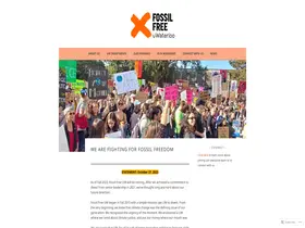 Preview of  fossilfreeuw.ca