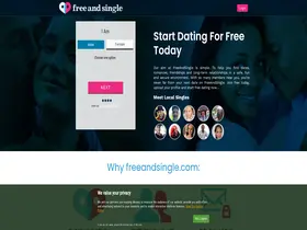 Preview of  freeandsingle.com