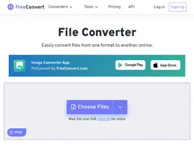 Preview of  freeconvert.com