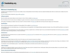 Preview of  freedesktop.org