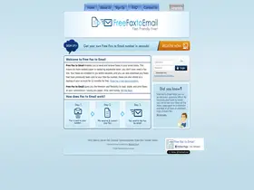 Preview of  freefaxtoemail.net