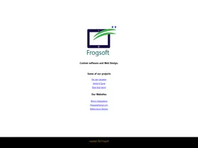 Preview of  frogsoft.com