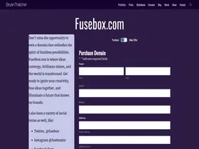 Preview of  fusebox.com