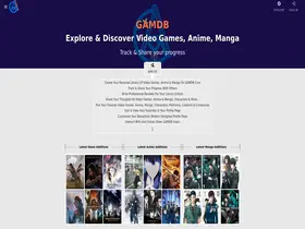 Preview of  gamdb.com