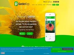 Preview of  gardentags.com