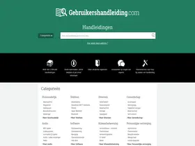 Preview of  gebruikershandleiding.com