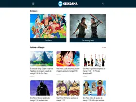 Preview of  geekdama.com.br