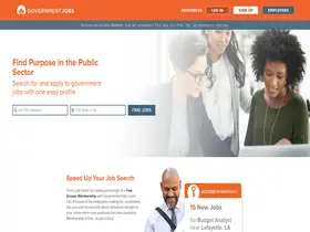 Preview of  governmentjobs.com