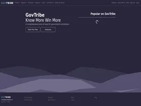 Preview of  govtribe.com