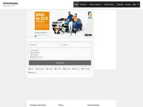 Preview of  gozambiajobs.com