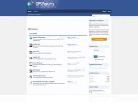 Preview of  gps-forums.com