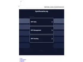 Preview of  gpsinformation.org