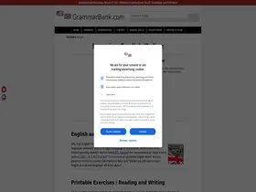 Preview of  grammarbank.com