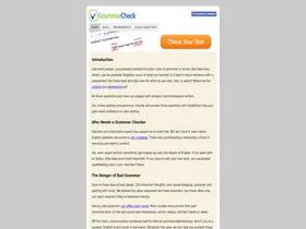 Preview of  grammarcheck.net