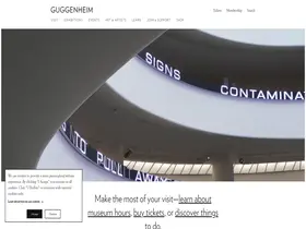 Preview of  guggenheim.org