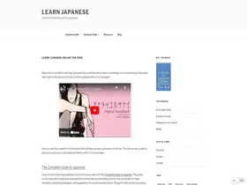 Preview of  guidetojapanese.org