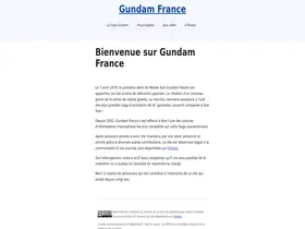 Preview of  gundam-france.com