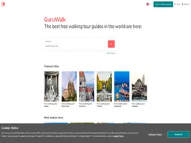 Preview of  guruwalk.com