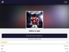 Preview of  hajimenoippomanga.net