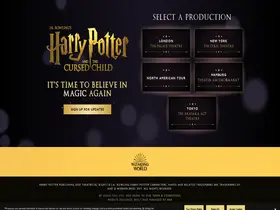 Preview of  harrypottertheplay.com