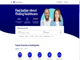 Preview of  healthgrades.com