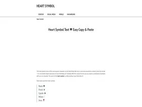 Preview of  heart-symbol.com