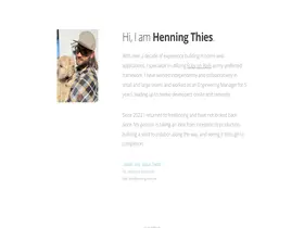 Preview of  henning-thies.de