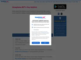 Preview of  hesaplama.net