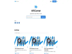 Preview of  hificorner.nl