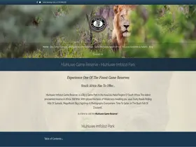 Preview of  hluhluwegamereserve.com