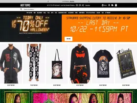 Preview of  hottopic.com