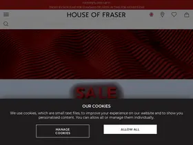 Preview of  houseoffraser.co.uk