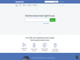 Preview of  hugedomains.com
