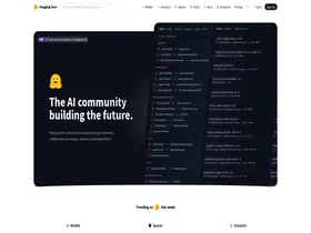 Preview of  huggingface.co