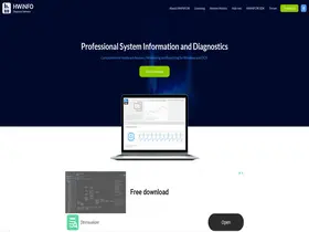 Preview of  hwinfo.com