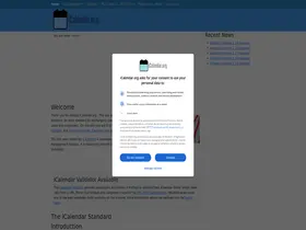 Preview of  icalendar.org