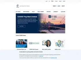 Preview of  icann.org