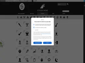 Preview of  icooon-mono.com
