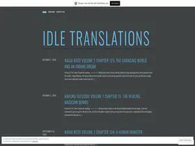 Preview of  idletranslations.wordpress.com