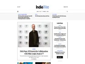 Preview of  indiewire.com