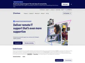 Preview of  integrate.teamviewer.com