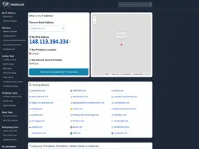 Preview of  ipaddress.com