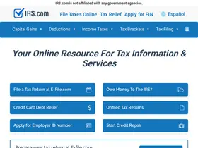 Preview of  irs.com