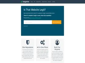 Preview of  islegitsite.com